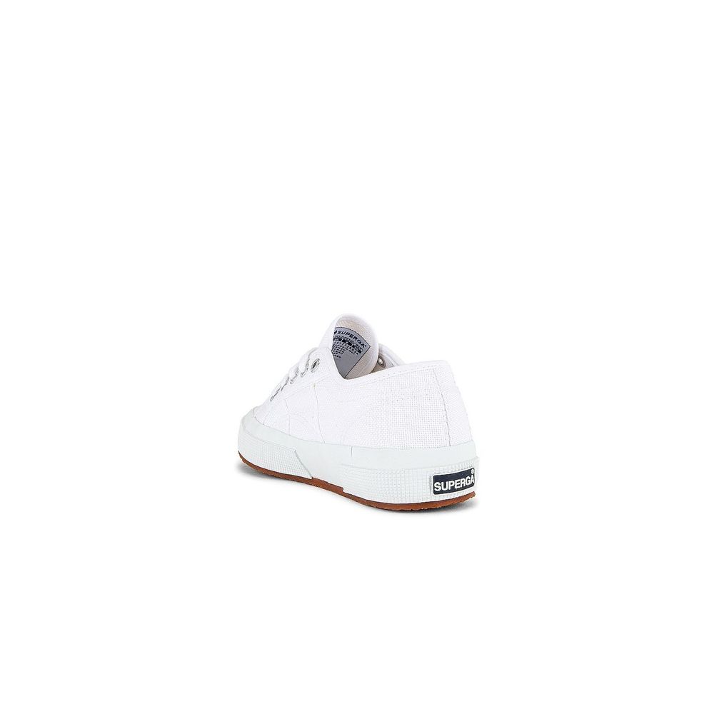 Superga White Canvas Low-Top Sneakers - Picture 3 of 10